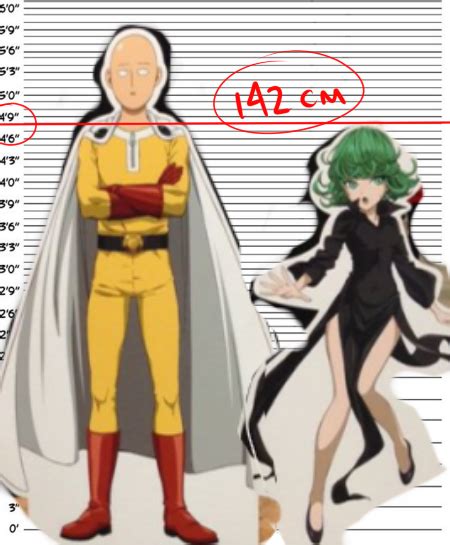 tatsumaki height|one punch man height and feet.